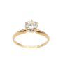 1.07ct VS1 M solitaire Diamond ring 18K yg with appraisal $9,000. Size-8