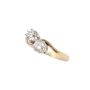 .88ct tcw 2-Diamond 18k yellow gold ring with appraisal $4,800.00 Size-8