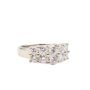 2.8 ct Diamonds 18K White gold ring 9.2 grams With Appraisal $11,800.00 Size-7