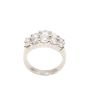 2.8 ct Diamonds 18K White gold ring 9.2 grams With Appraisal $11,800.00 Size-7