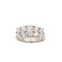 2.8 ct Diamonds 18K White gold ring 9.2 grams With Appraisal $11,800.00 Size-7