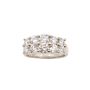 2.8 ct Diamonds 18K White gold ring 9.2 grams With Appraisal $11,800.00 Size-7