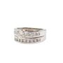 1.16ct tcw Diamonds Engagement and Wedding band 14K white gold set 