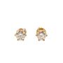 1.10cts VS Diamond Earrings 20K gold threaded screw back w/a $5,800.