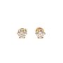 1.10cts VS Diamond Earrings 20K gold threaded screw back w/a $5,800.