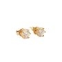 1.10cts VS Diamond Earrings 20K gold threaded screw back w/a $5,800.