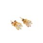 1.10cts VS Diamond Earrings 20K gold threaded screw back w/a $5,800.