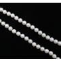 AKOYA pearls 16 inch strand (48) pink/cream rose 14k with appraisal $1800.00