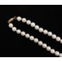 AKOYA pearls 16 inch strand (48) pink/cream rose 14k with appraisal $1800.00