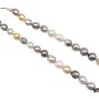 Tahitian South Sea freshwater pearls 17 inch necklace 14K with appraisal $2200.00