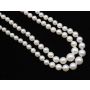 AKOYA Pearls x 199 cream/rose double strand 19 and 17 inch w/appraisal $3500.00