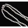 AKOYA Pearls x 199 cream/rose double strand 19 and 17 inch w/appraisal $3500.00