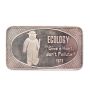 1973 Valcambi Smokey The Bear Ecology 1 oz .999 Silver Art Bar 80th anniversary