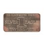 Vintage 1971 W.H. Foster One Silver Eagle 1 oz .999 Fine Silver Art Bar