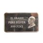 1972 Dwight D. Eisenhower Madison Mint 25 grams Pure Silver Bar .999