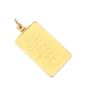 2.5 Gram Credit Swiss .999 Fine Gold Bullion Bar Pendant 2.78 Grams total