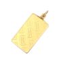 2.5 Gram Credit Swiss .999 Fine Gold Bullion Bar Pendant 2.78 Grams total