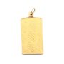 2.5 Gram Credit Swiss .999 Fine Gold Bullion Bar Pendant 2.78 Grams total