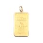 5 Gram Credit Swiss .999 Fine Gold Bullion Bar Pendant 5.52 Grams total