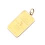 5 Gram Credit Swiss .999 Fine Gold Bullion Bar Pendant 5.52 Grams total