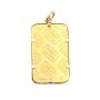 5 Gram Credit Swiss .999 Fine Gold Bullion Bar Pendant 5.52 Grams total