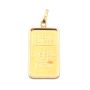 5 Gram Credit Swiss .999 Fine Gold Bullion Bar 18k Bezel Pendant 5.92 Grams