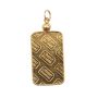 5 Gram Credit Swiss .999 Fine Gold Bullion Bar 14k Bezel Pendant 5.57 Grams