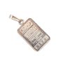 1 gram Johnson Matthey JM 1 One Gram .999 Fine Silver Bullion Bar Pendant