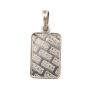 1 gram Johnson Matthey JM 1 One Gram .999 Fine Silver Bullion Bar Pendant