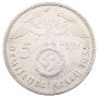 1937 A Germany 5 mark 3rd Reich silver coin EF