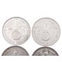 4x 1938 A Germany 5 mark 3rd Reich silver coins EF