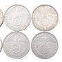 10x Germany 2 mark 3rd Reich silver coins 1937 1938 8x1939 10- nice coins