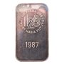 Vintage UBS Union Bank Of Switzerland 50g .999 Silver Bar - 125th Anniversary