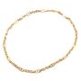 18k Yellow Gold 20 inch Oval & Mariner Hollow Link Italian Chain 19.32 grams 