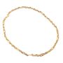 18k Yellow Gold 20 inch Oval & Mariner Hollow Link Italian Chain 19.32 grams 