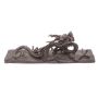 Japanese Dragon TAKAOKA early Bronze Paperweight Statue 7.8 inch 647.28g