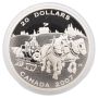 2007 Canada $20 .999 Proof Silver Holiday Sleigh Ride Commemorative Coin