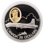 1998 Canada $20 Aviation Series Two Canadair CP-107 Argus - Sterling Silver Coin