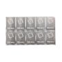 Valcambi Suisse 10x 1 Gram .999 Silver Bullion CombiBar Fractional Silver Bar