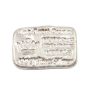 1 oz .999 Hand Poured Fine Silver Bar Monarch Precious Metals