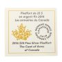 2016 Canada $25 The Coat of Arms of Canada- Pure Silver Piedford