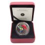 2007 Canada 25 cent Birds of Canada: Ruby-Throated Hummingbird - Coloured Coin