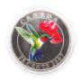 2007 Canada 25 cent Birds of Canada: Ruby-Throated Hummingbird - Coloured Coin