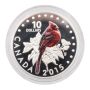 2015 Canada $10 Colourful Songbirds of Canada: The Northern Cardinal 