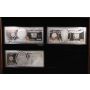 7x 2004 The Washington Mint .999 Pure Silver 4 oz Banknote Set 28 oz total