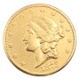 1875 cc $20 gold coin Carson City double eagle 33.37 grams  polished