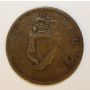 1830 Irish halfpenny Hibernicus Harp token 7.9 grams 28.28mm