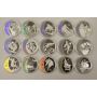 2010 Vancouver $25 Proof Coin Set 15 Silver Hologram Olympic