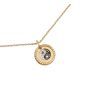  18k David Yurman Yin Yang Collectibles Necklace Yellow Gold With White and Black Diamonds