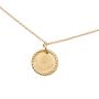  18k David Yurman Yin Yang Collectibles Necklace Yellow Gold With White and Black Diamonds